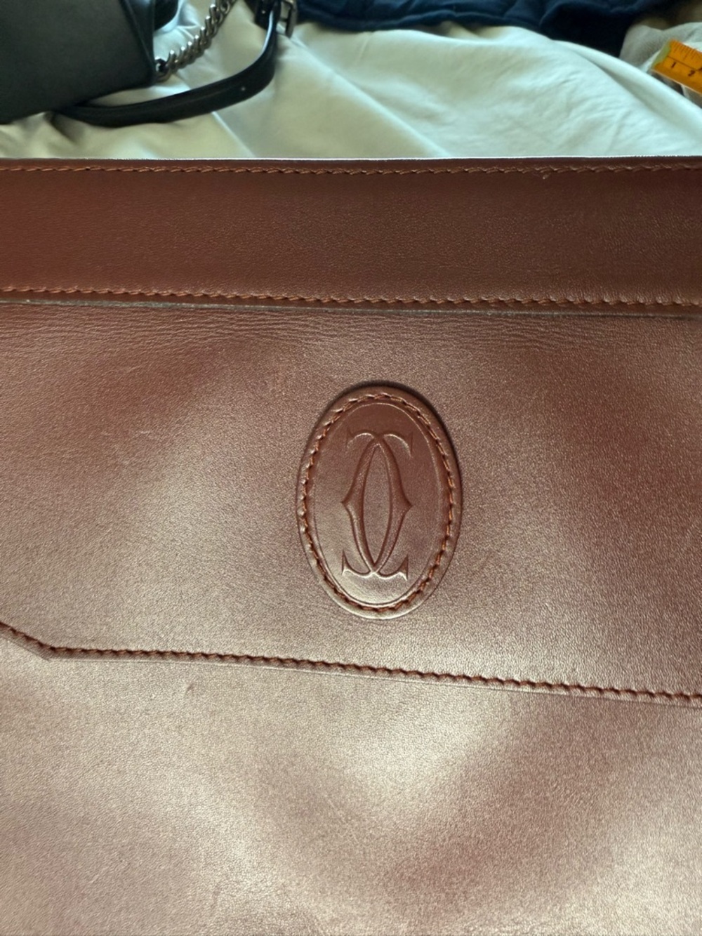 Cartier Burgundy Clutch - Picture 13 of 13